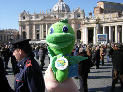 Felix at the Vatican
